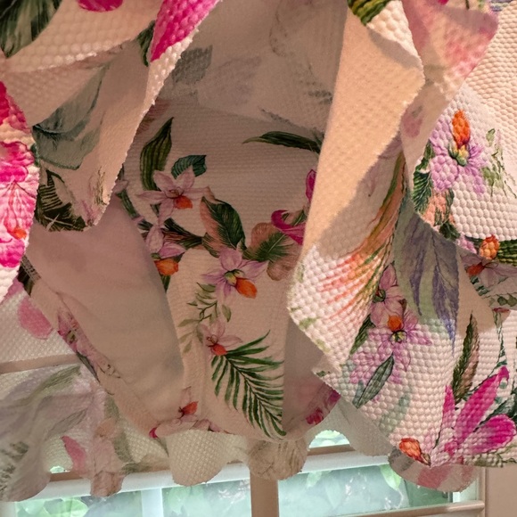 La Blanca Mystic Palms asymmetrical Ruffle Skirted Swimwear Bottom - Picture 8 of 9